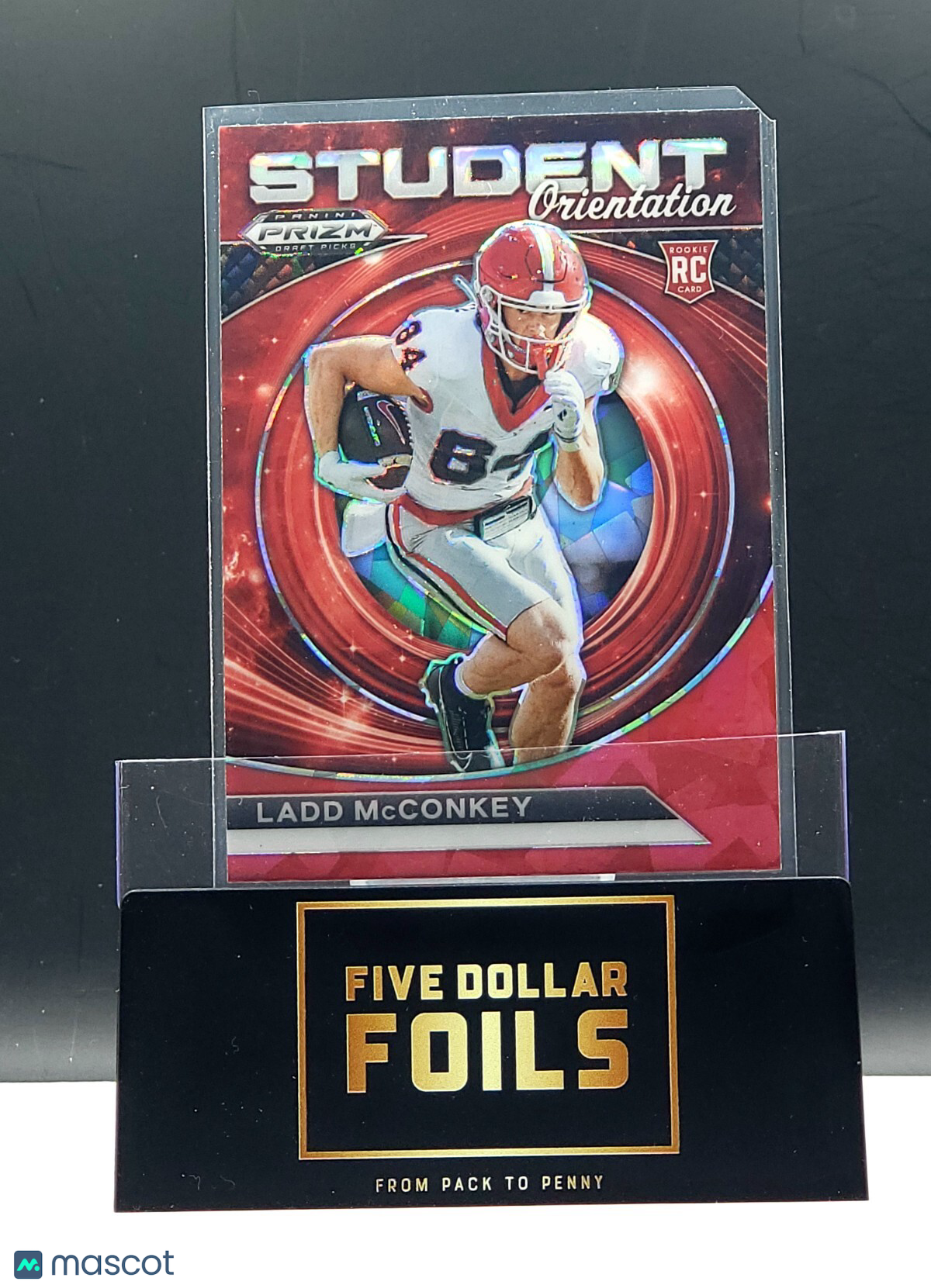 2024 Panini Prizm Draft Picks Student Orientation #SO-LM Ladd McConkey Red Ice