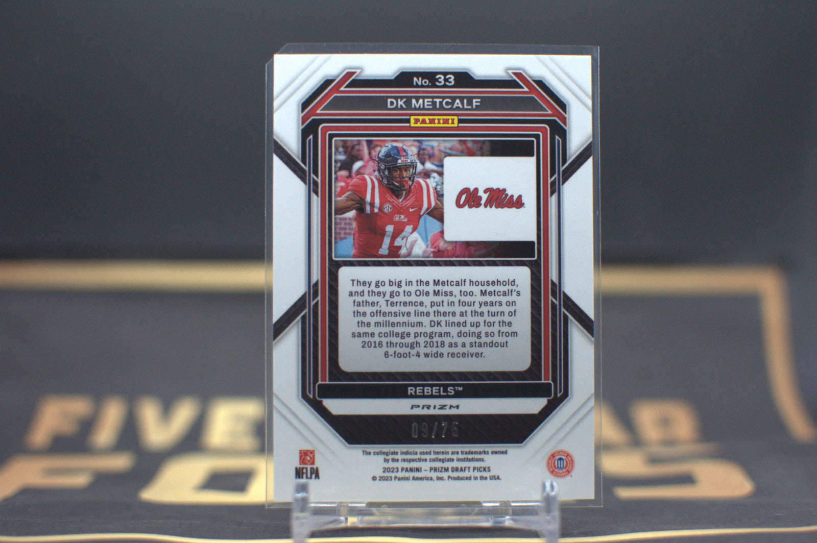2023 Panini Prizm Draft Picks DK Metcalf [Purple] #33 **Free Shipping @ $10+