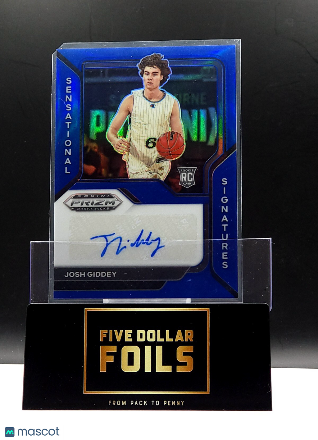 2021-22 Panini Prizm Draft Picks Auto Blue #SS-JGO Josh Giddey 08/45