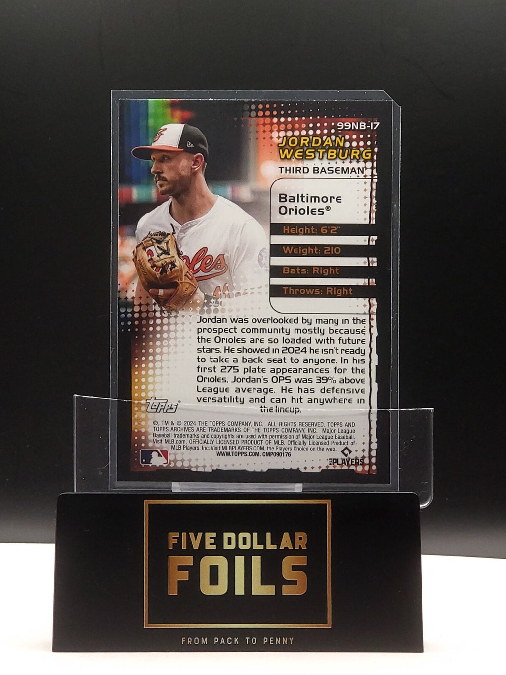 *Free Shipping @$10* 2024 Topps Archives New Breed # 99NB-17 Jordan Westburg