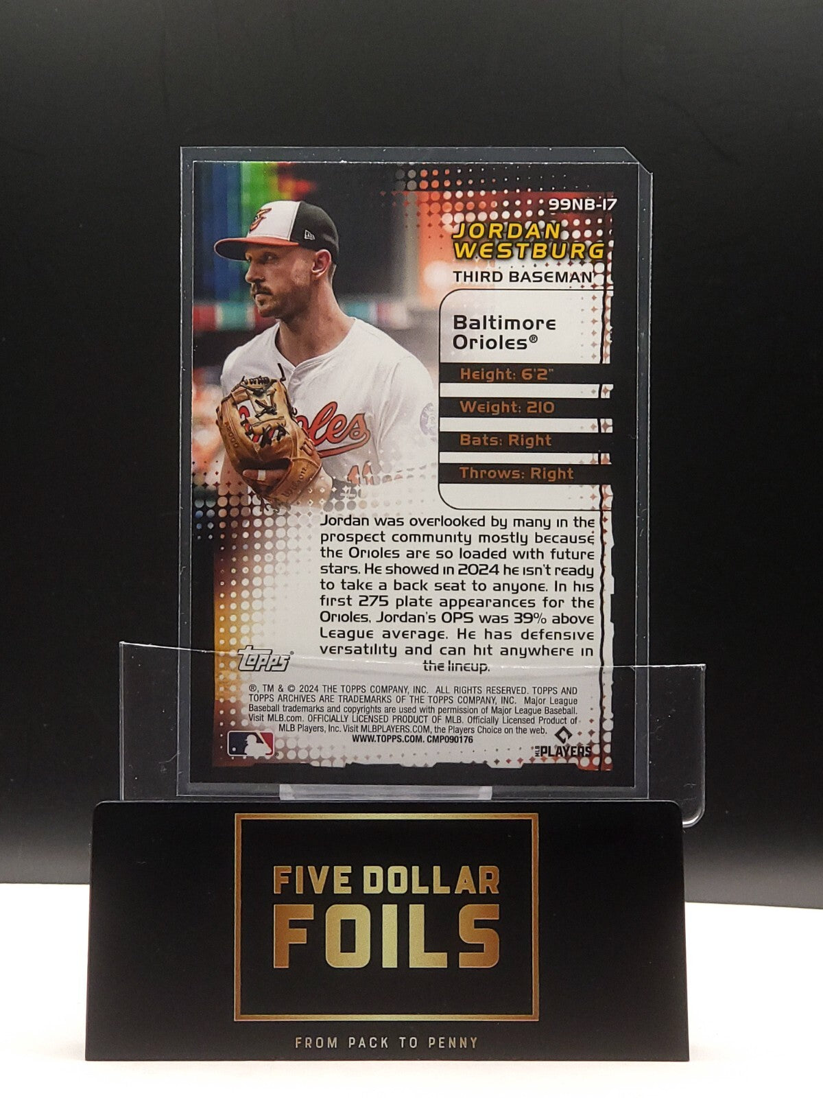 *Free Shipping @$10* 2024 Topps Archives New Breed # 99NB-17 Jordan Westburg