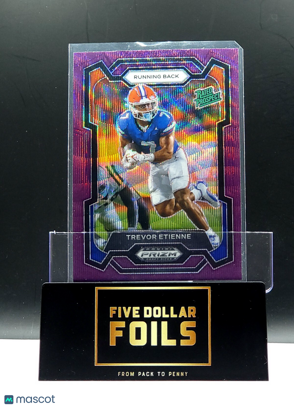 2024 Panini Prizm Draft Picks #196 Trevor Etienne Purple Wave
