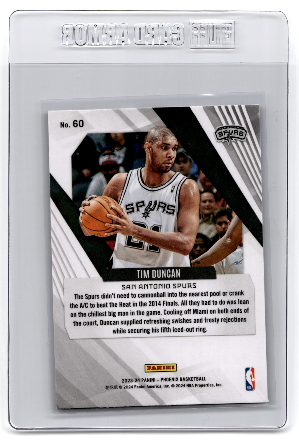 2023 Panini Phoenix Tim Duncan #60 **Free Shipping @ $10+**