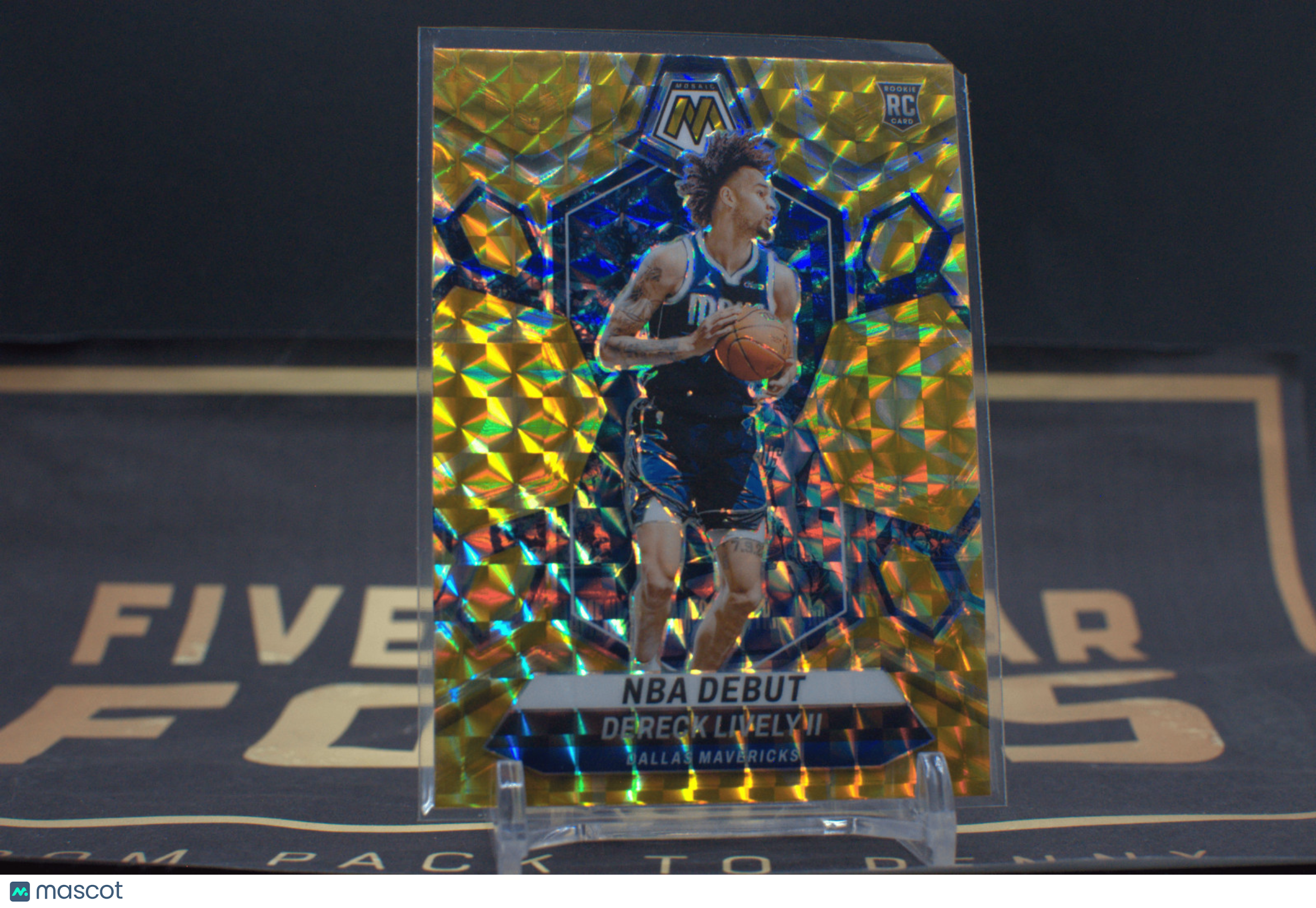 2023 Panini Mosaic Dereck Lively II [Reactive Yellow] #265 *Free Shipping @ $10