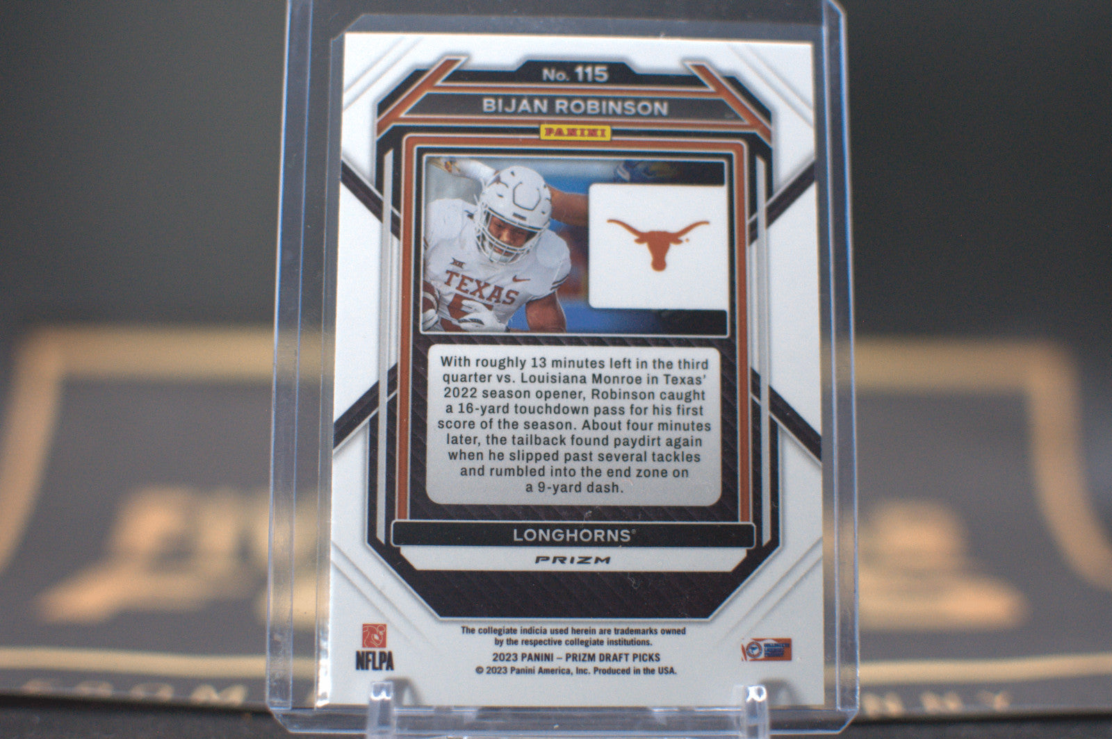 2023 Panini Prizm Draft Picks : Bijan Robinson [Silver] #115