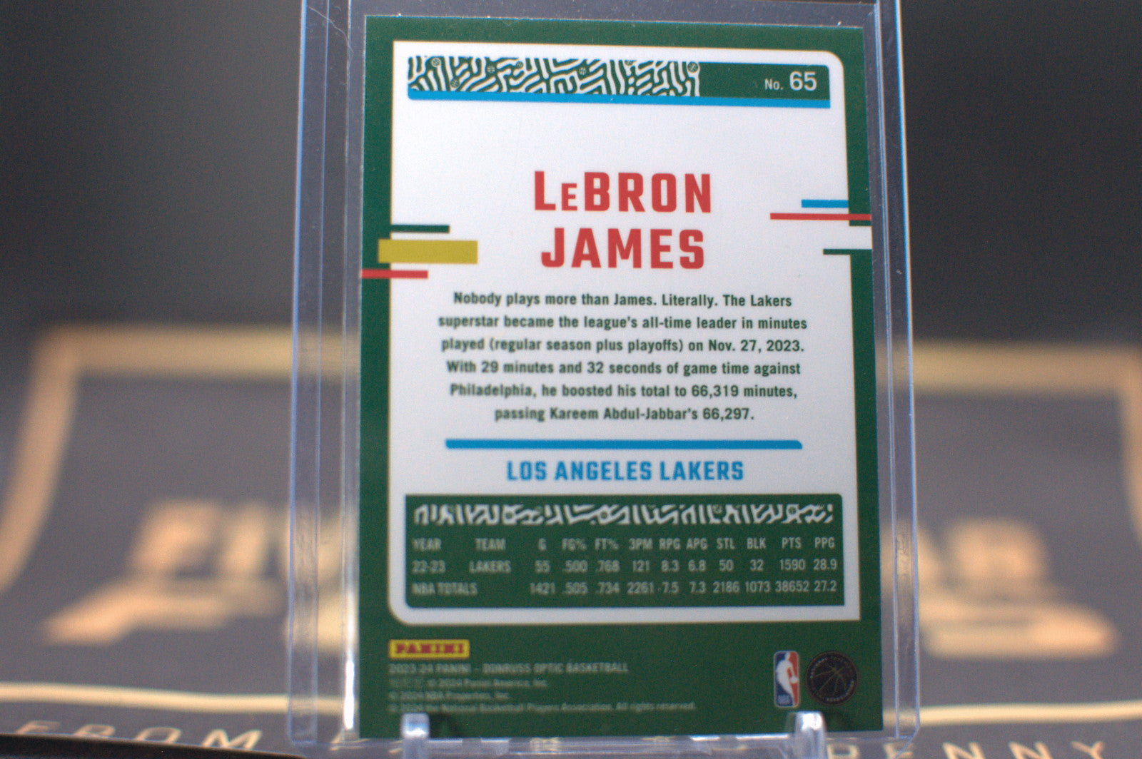 2023 Donruss Optic: LeBron James #65