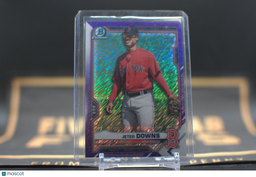 2021 Bowman Chrome Prospects: Jeter Downs [Purple Refractor] #BCP-169