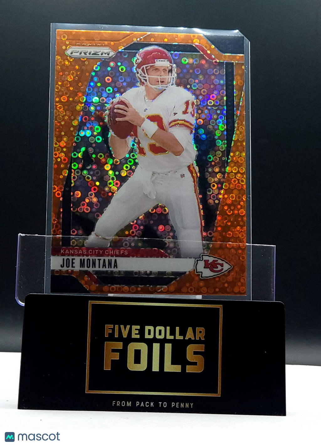 *Free Shipping @ $10* 2024 Panini Prizm #147 Joe Montana Orange Disco