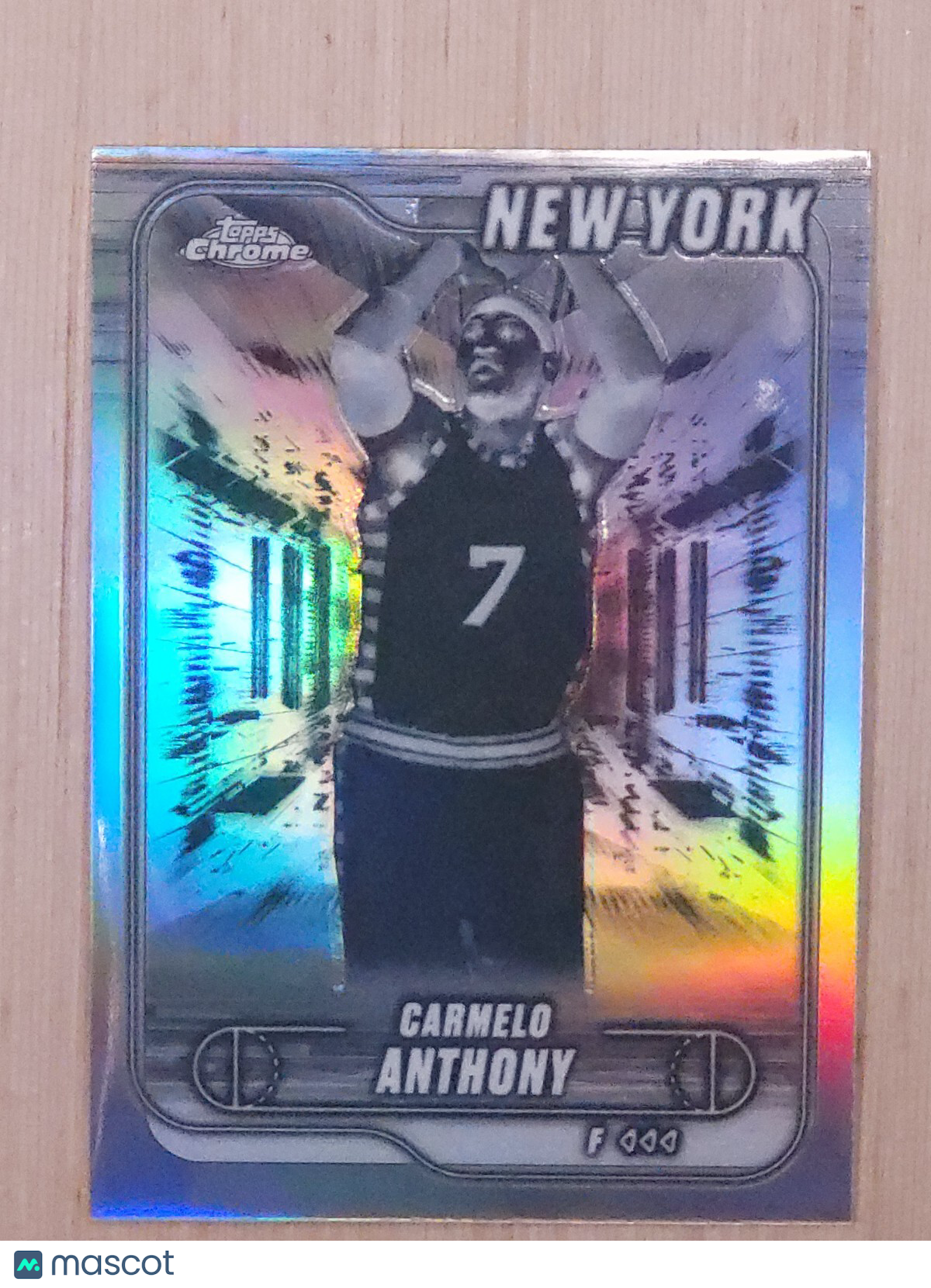 2024-25 Topps Chrome #83 Carmelo Anthony Negative