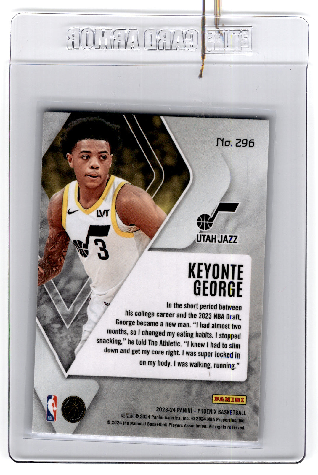2023 Panini Phoenix Keyonte George #296 **Free Shipping @ $10+**