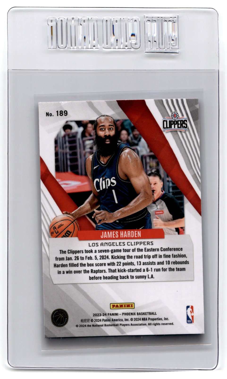 2023 Panini Phoenix James Harden #189 **Free Shipping @ $10+**