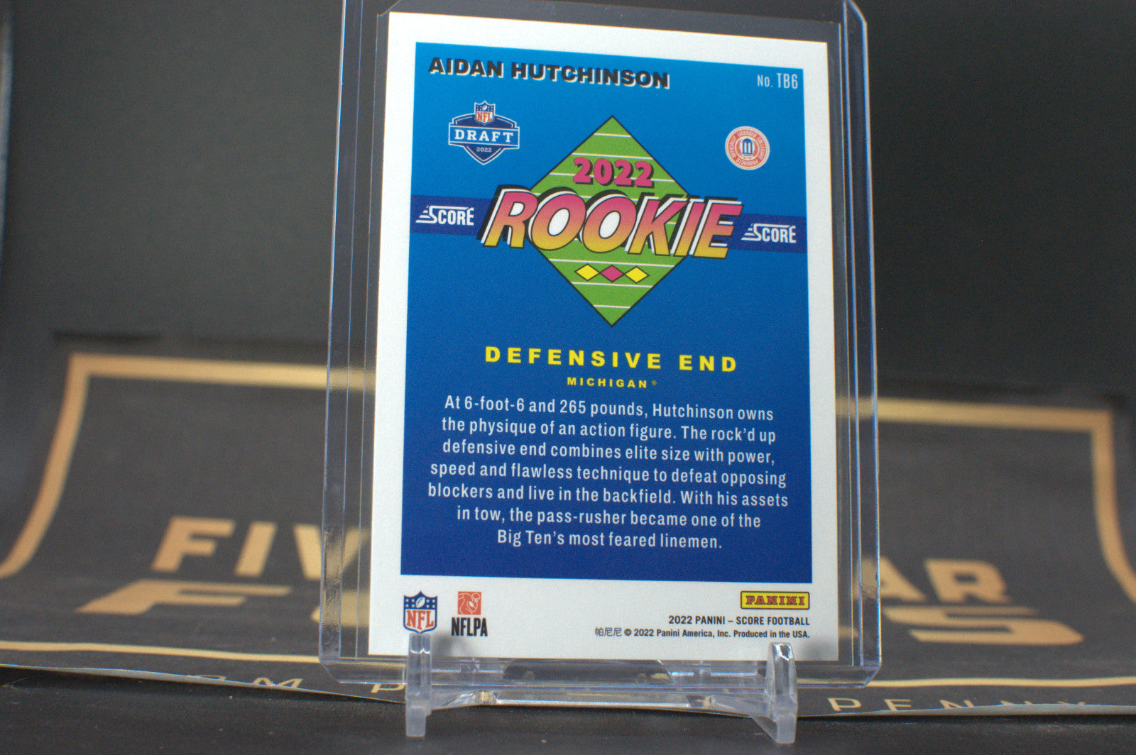 2022 Score 1992 Throwback Rookie: Aidan Hutchinson #TB6 **Free Shipping @ $10+**