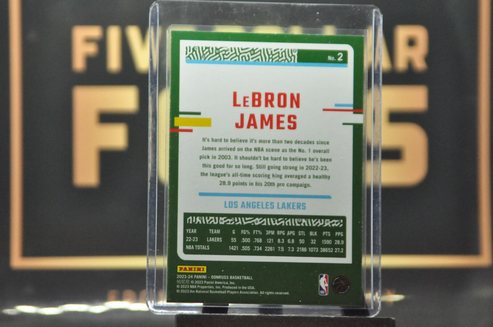 LeBron James #2 (2023 Panini Donruss)