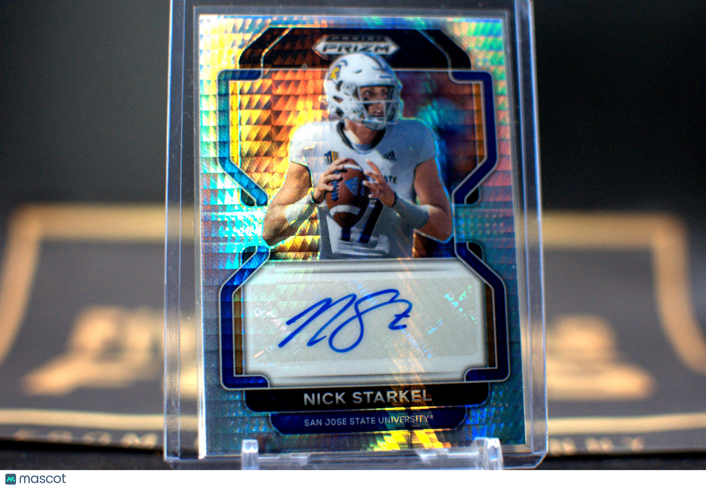 2022 Panini Prizm Draft Picks , Nick Starkel, AUTO, San Jose Spartans, RA-NST