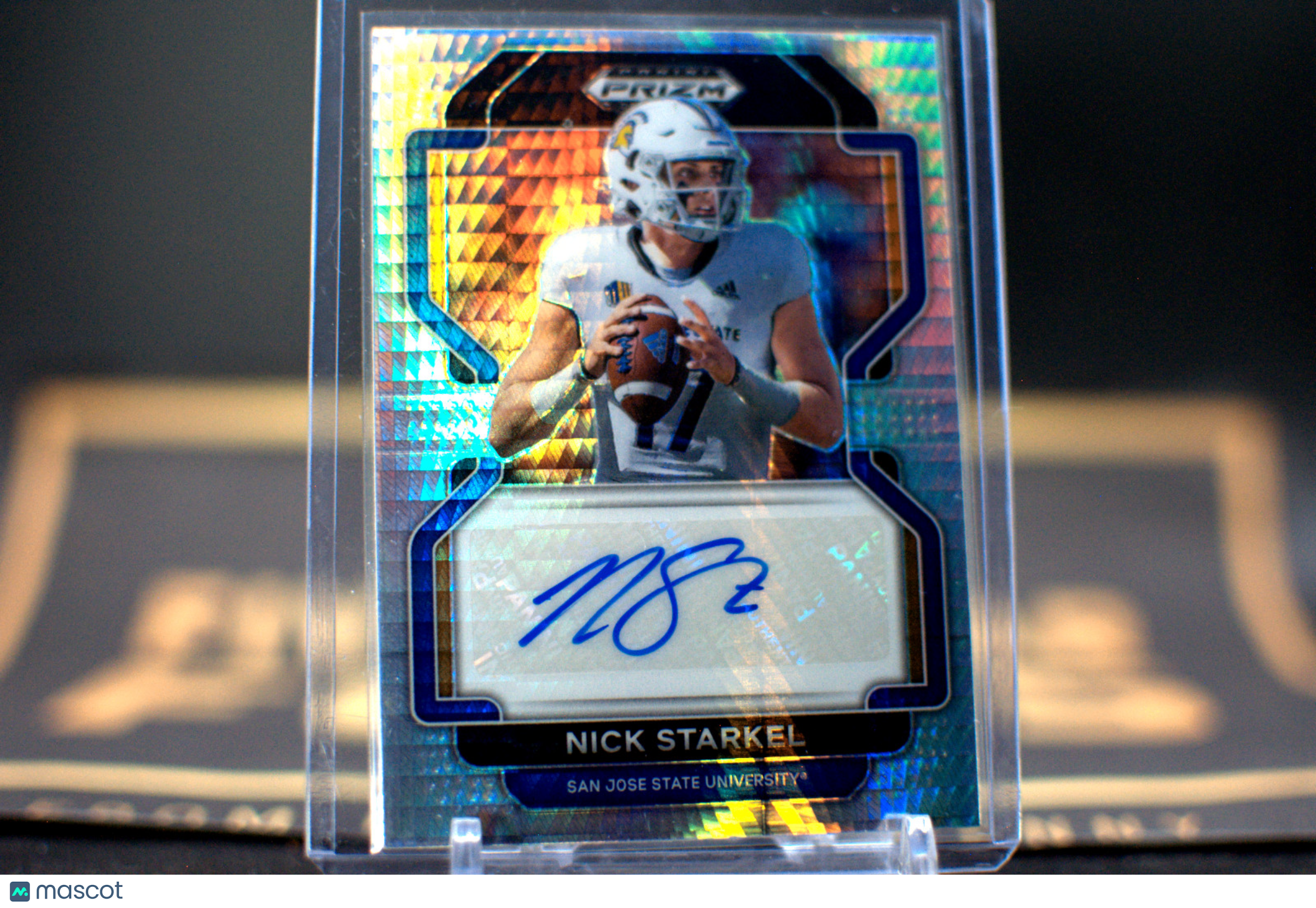 2022 Panini Prizm Draft Picks , Nick Starkel, AUTO, San Jose Spartans, RA-NST