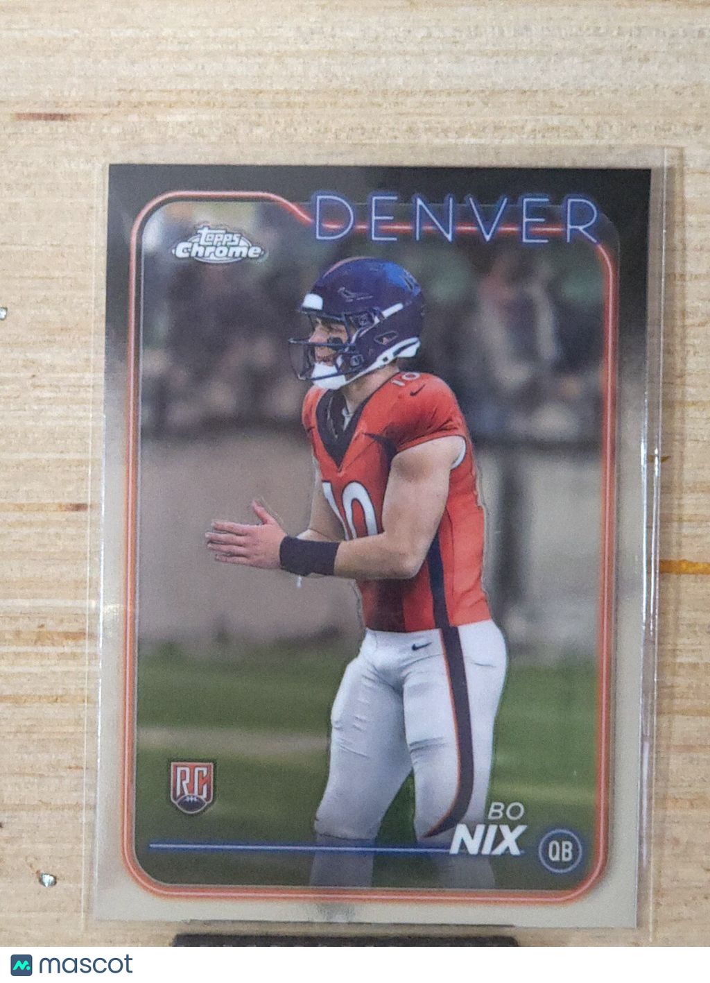 2024 Topps Chrome Football #206 Bo Nix