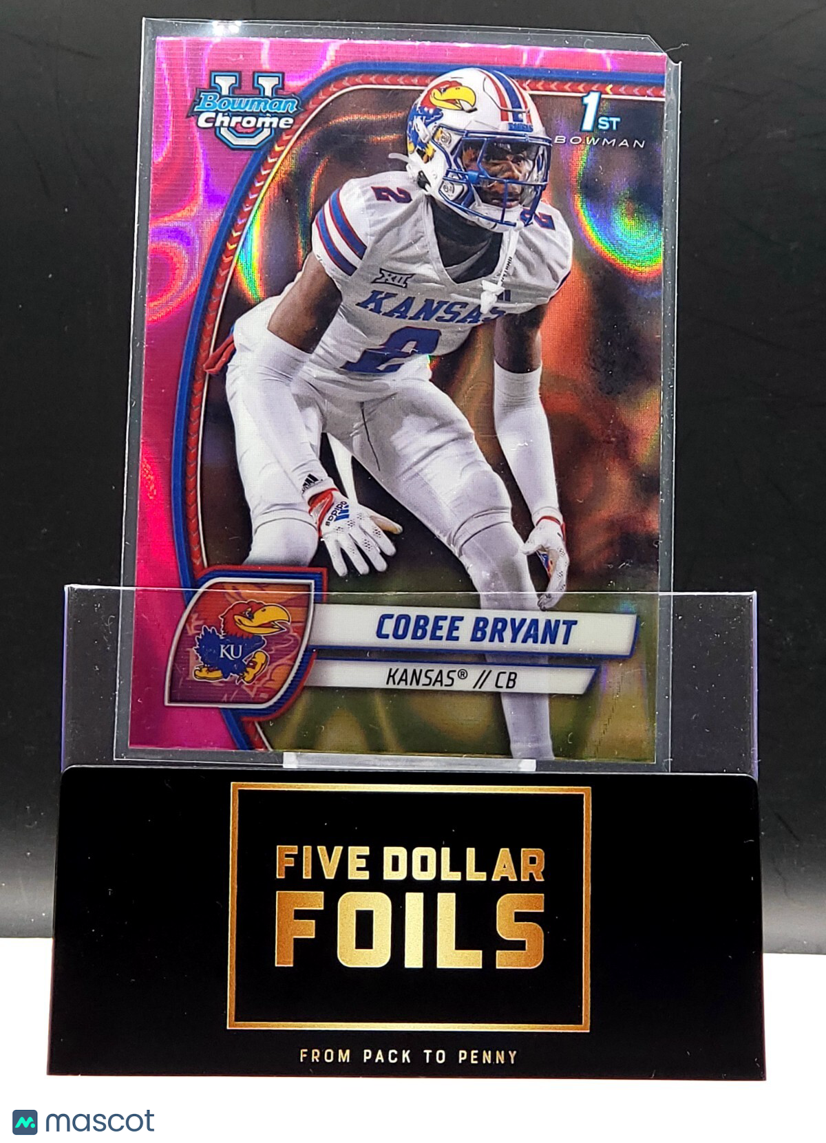 2024 Bowman University Chrome - #44 Cobee Bryant Pink Lava