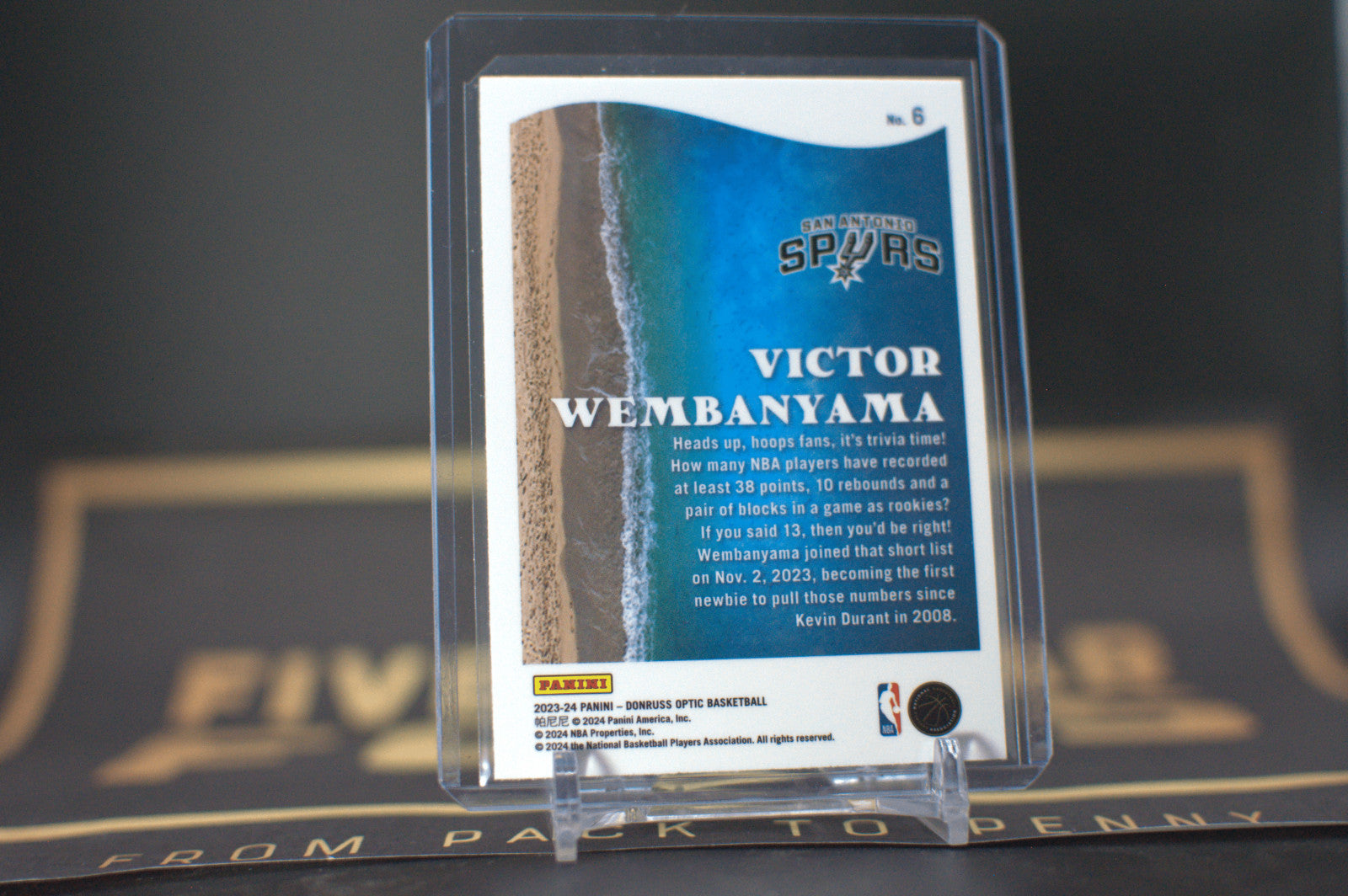 2023 Donruss Optic Splash: Victor Wembanyama #6
