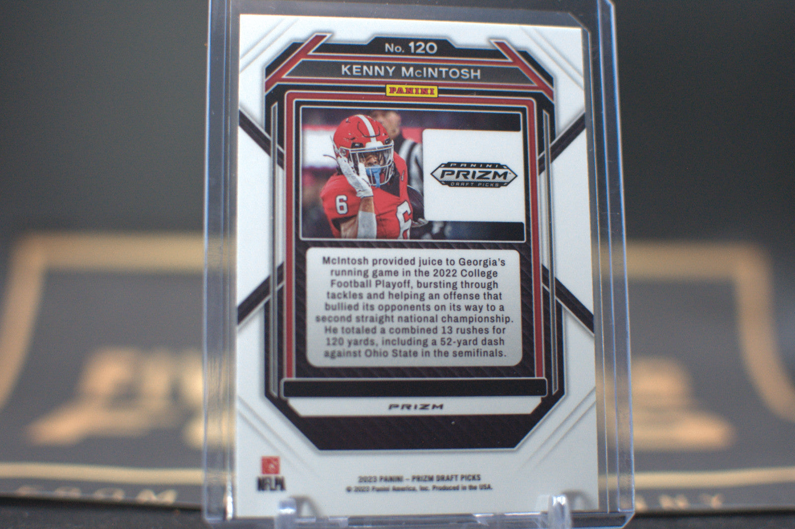 2023 Panini Prizm Draft Picks : Kenny McIntosh [Silver] #120