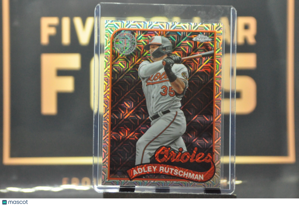 Adley Rutschman 2024 Topps Series 1 Silver Pack Mojo Refractor #T89C-29