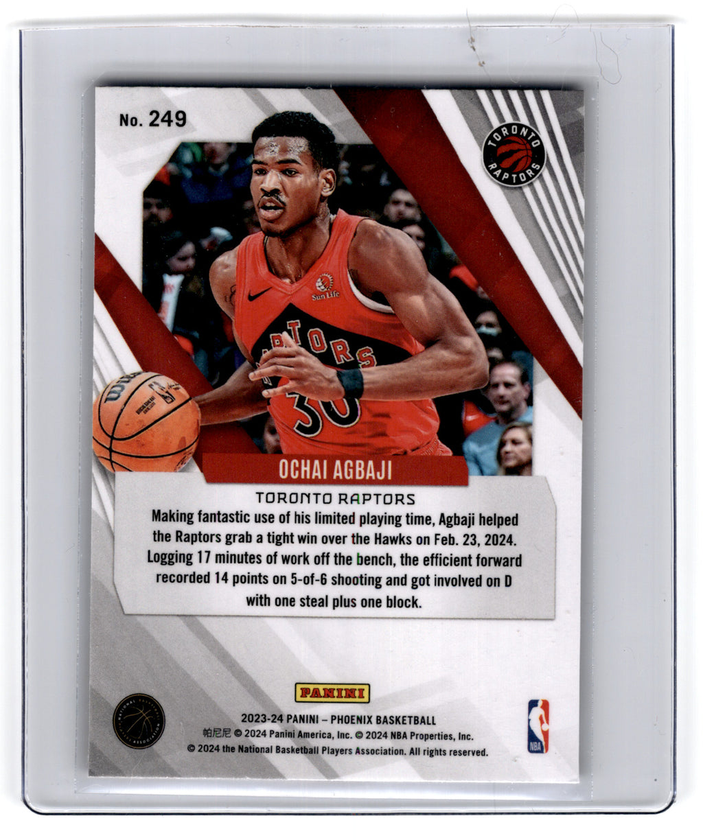 2023 Panini Phoenix Ochai Agbaji #249 **Free Shipping @ $10+**