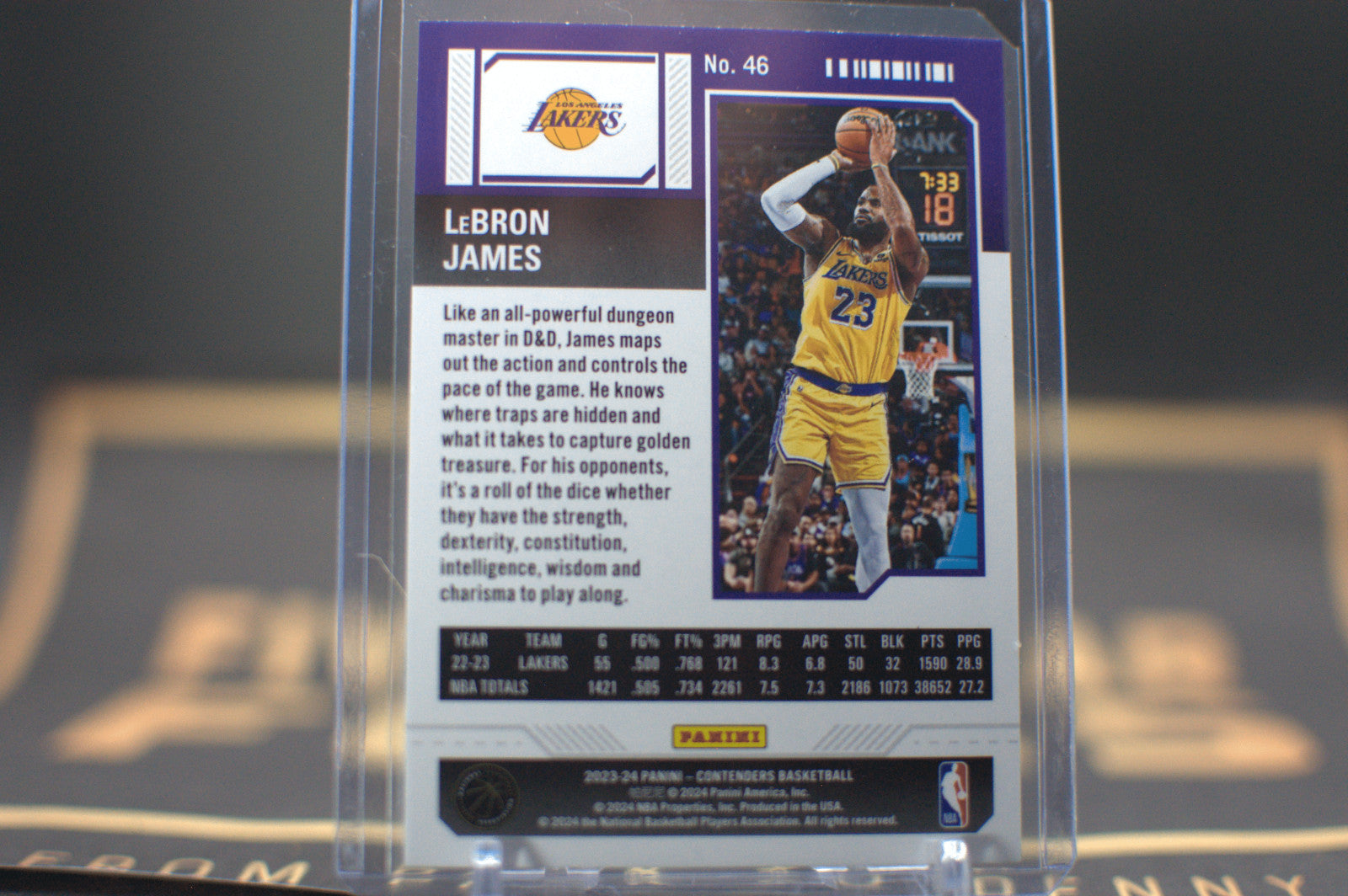 2023 Panini Contenders: LeBron James #46