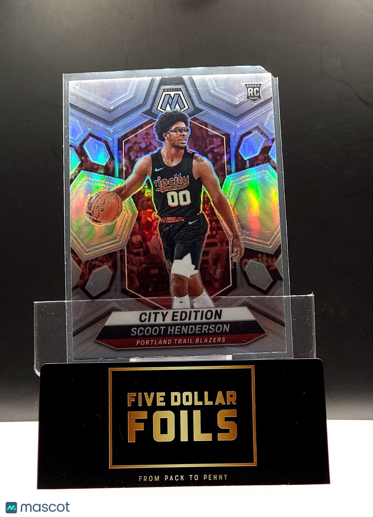 *Free Shipping @$10 2024 Panini Mosaic  City Edition #275 Scoot Henderson Silver