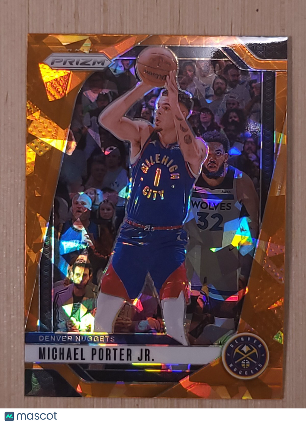 2025 Panini Prizm #29 Michael Porter Jr. Orange ICe