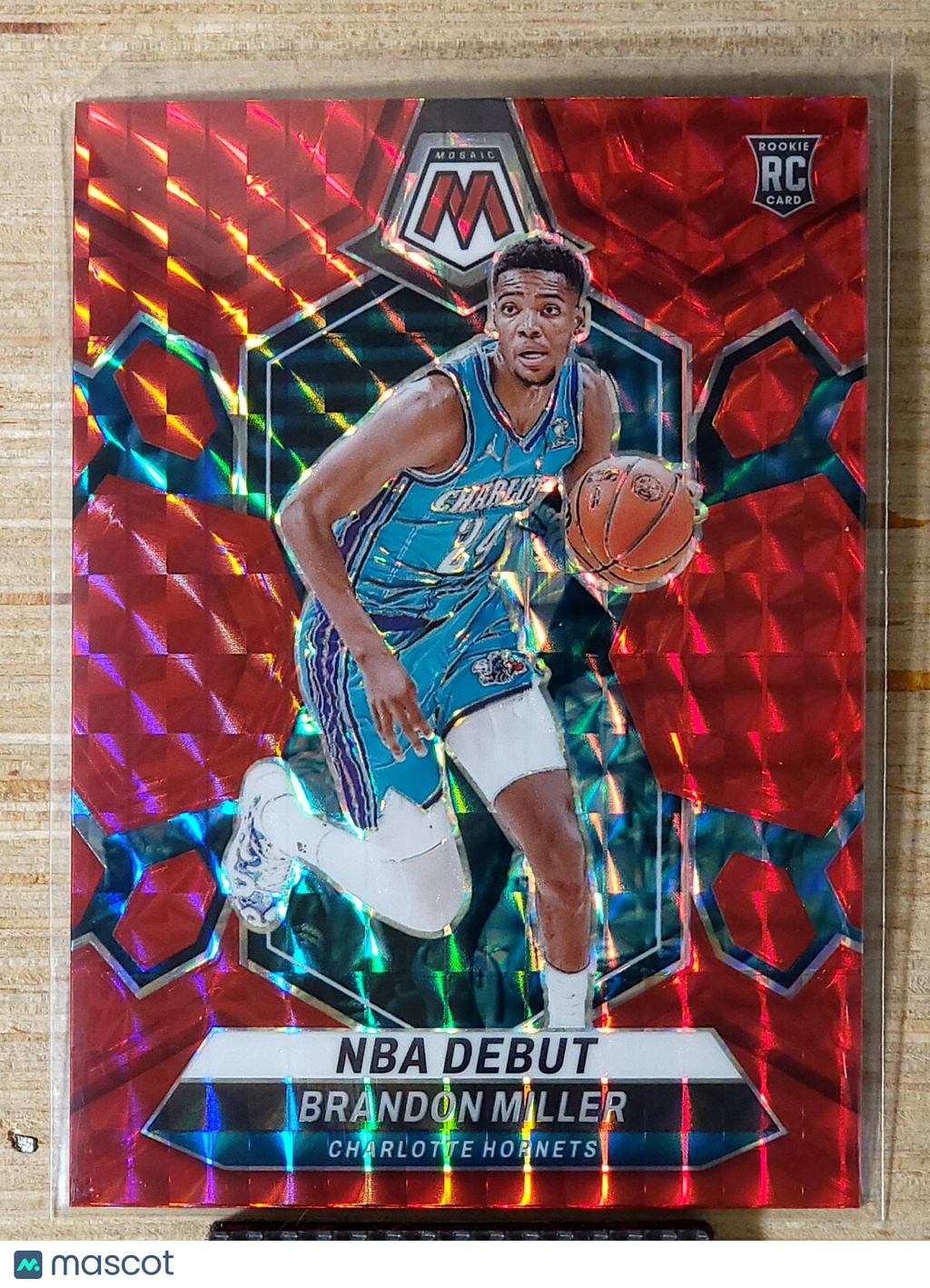 2023-24 Panini Mosaic Red #252 Brandon Miller NBA Debut