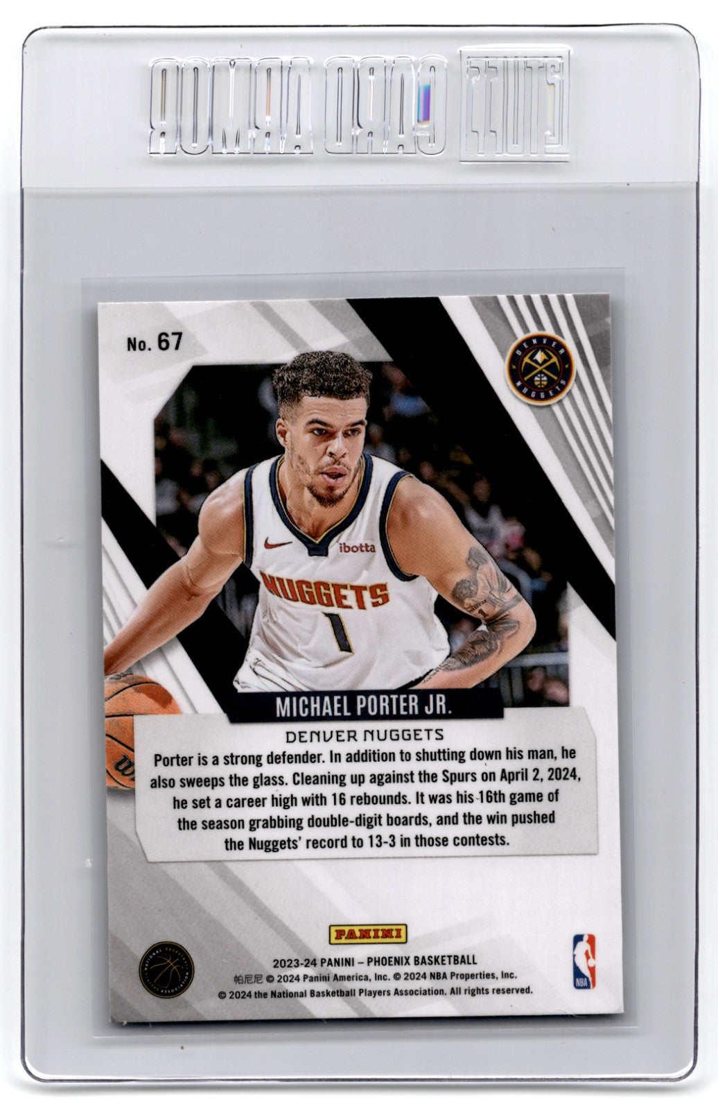2023 Panini Phoenix Michael Porter Jr. #67 **Free Shipping @ $10+**