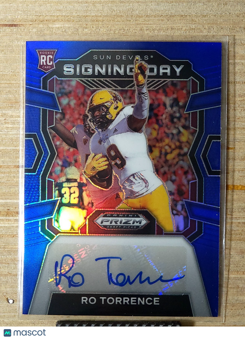 2024 Panini Prizm Draft Picks Signing Day Auto Blue #DPA-RTE Ro Torrence