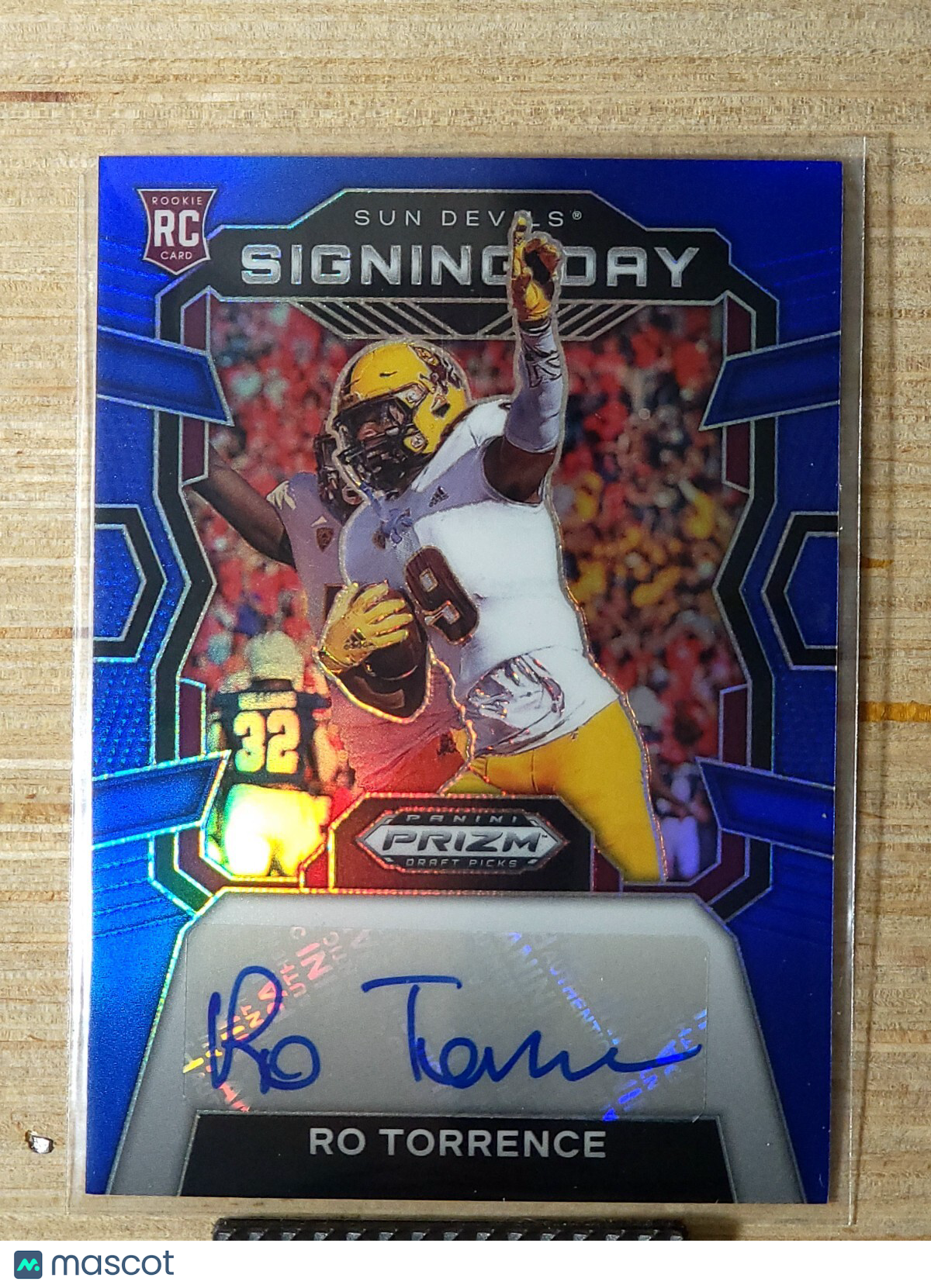2024 Panini Prizm Draft Picks Signing Day Auto Blue #DPA-RTE Ro Torrence