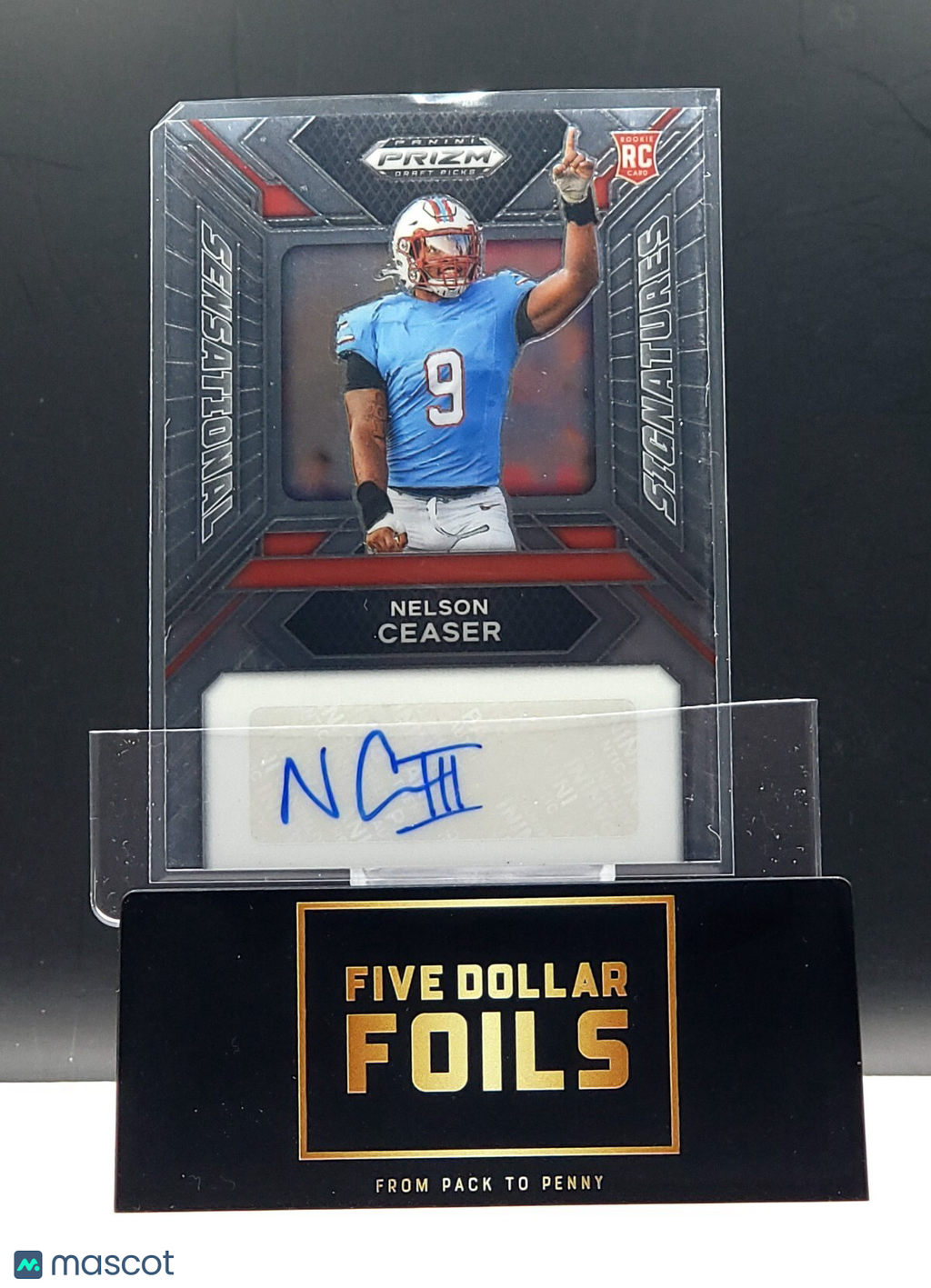 2024 Panini Prizm Draft Picks Auto #SS-NCR Nelson Ceaser