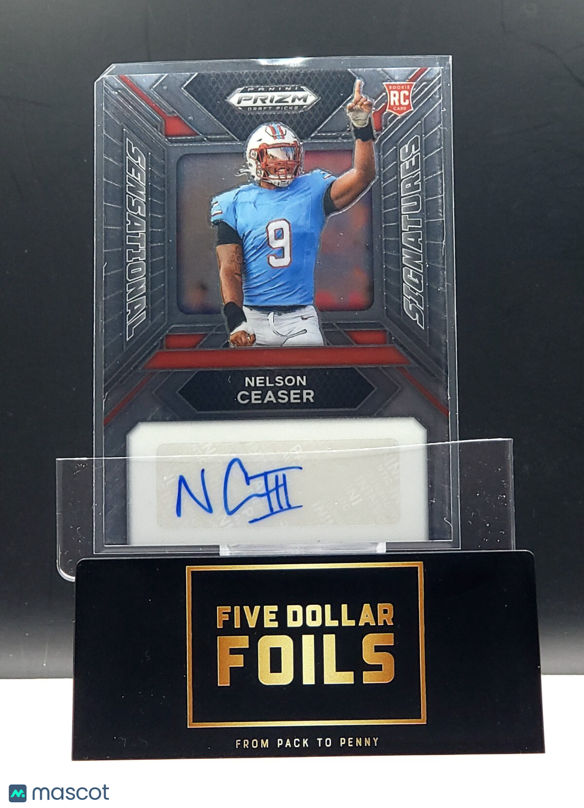 2024 Panini Prizm Draft Picks Auto #SS-NCR Nelson Ceaser