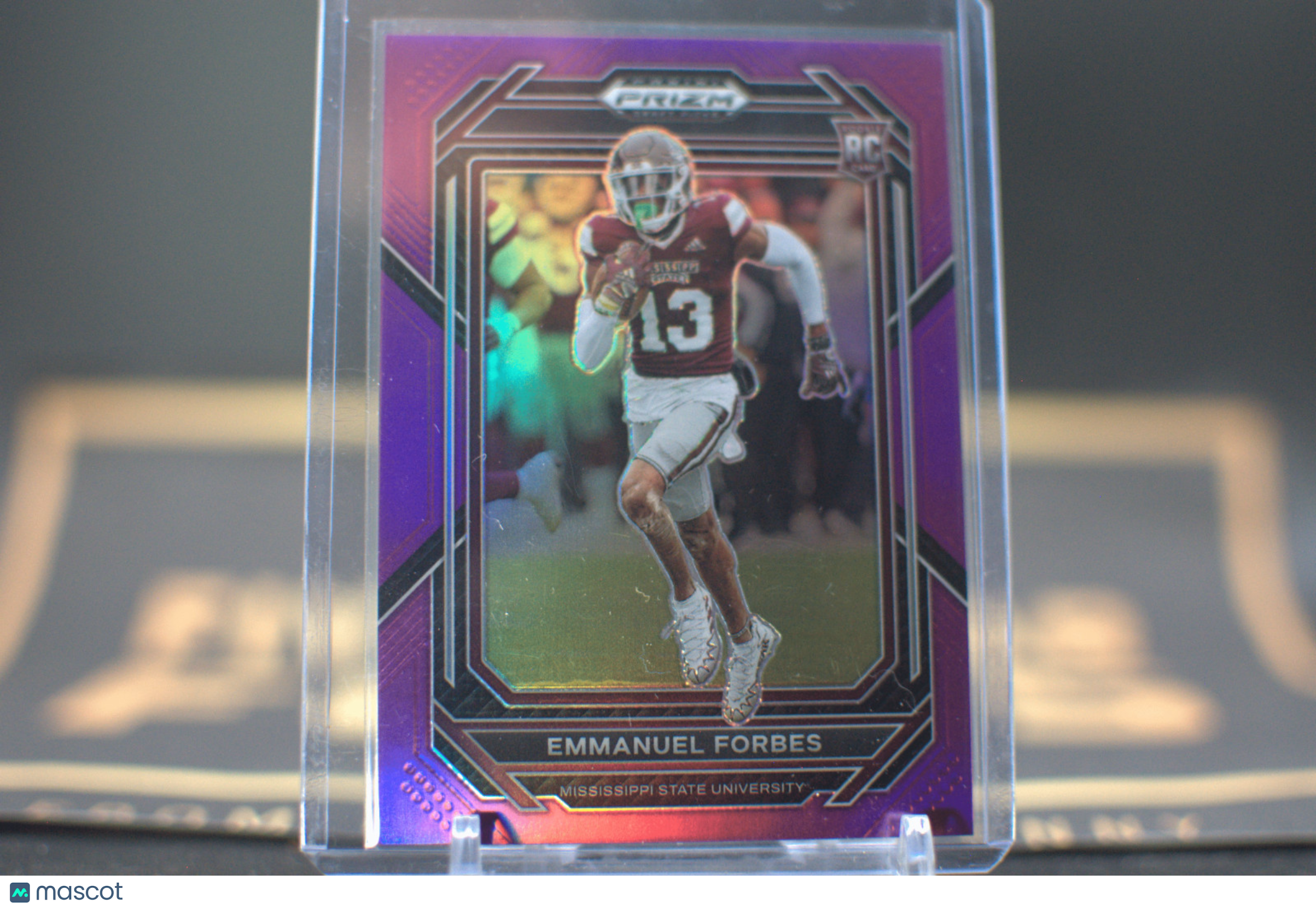 2023 Panini Prizm Draft Picks : Emmanuel Forbes [Purple] #180