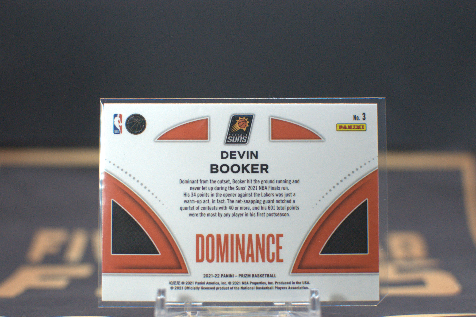 2021 Panini Prizm Dominance: Devin Booker #3 **Free Shipping @ $10+**