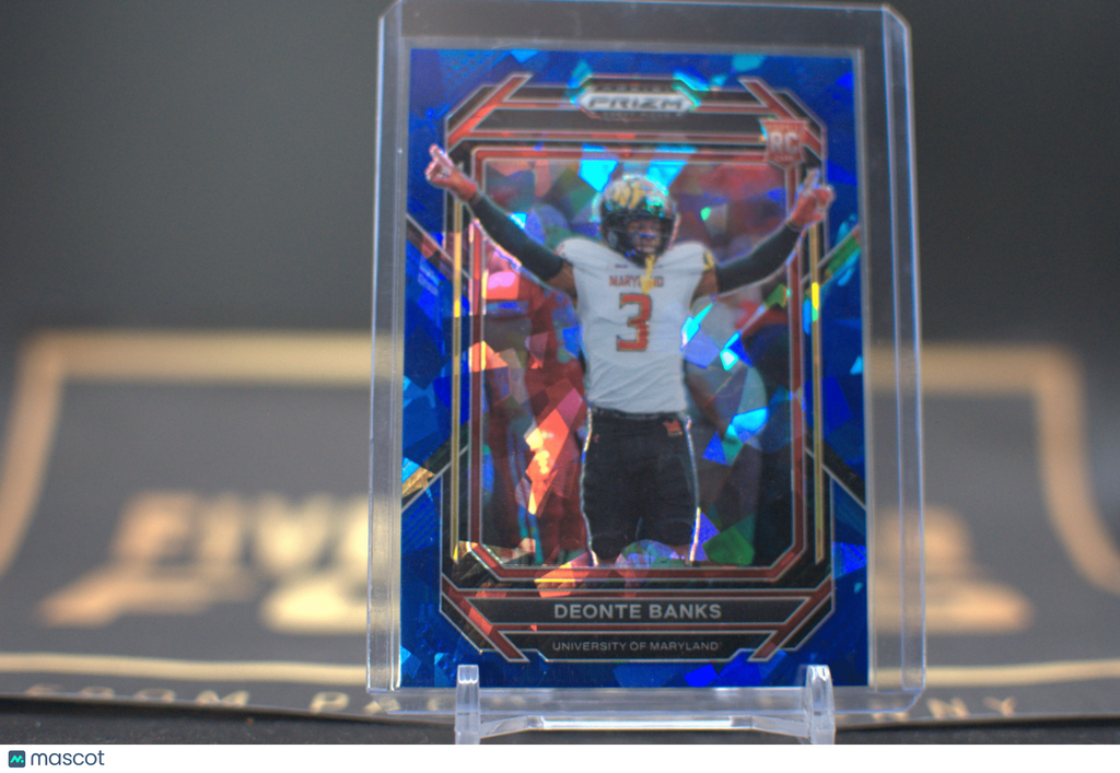 2023 Panini Prizm Draft Picks : Deonte Banks [Blue Ice] #189