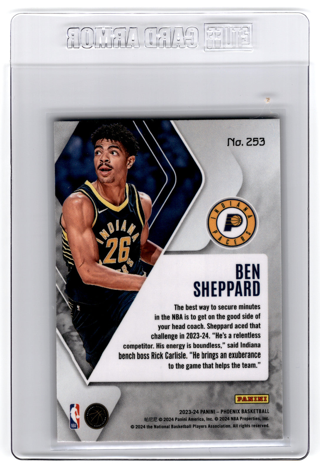 2023 Panini Phoenix  Ben Sheppard [Red Ice] #253**Free Shipping @ $10+**