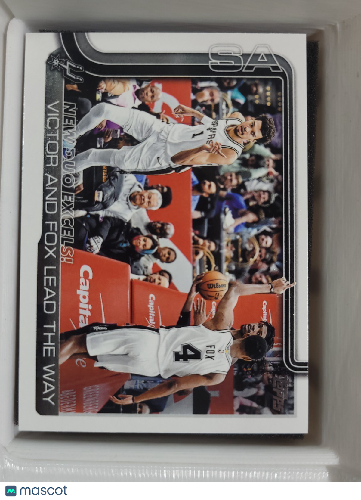 2025-26 Topps Basketball #300 Spurs Team Card
