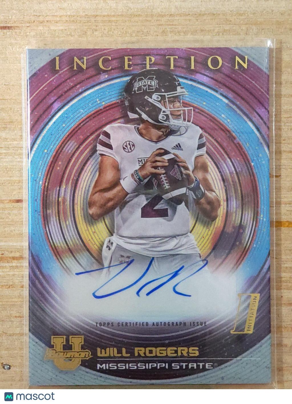 2022-23 Bowman Inception University - Autographs #BIA-WRS Will Rogers (AU, RC)