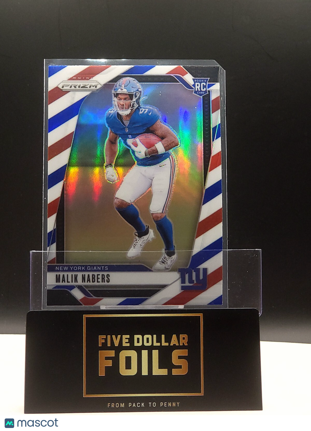 *Free Shipping @$10* 2024 Panini Prizm # 370 Malik Naber Red White Blue