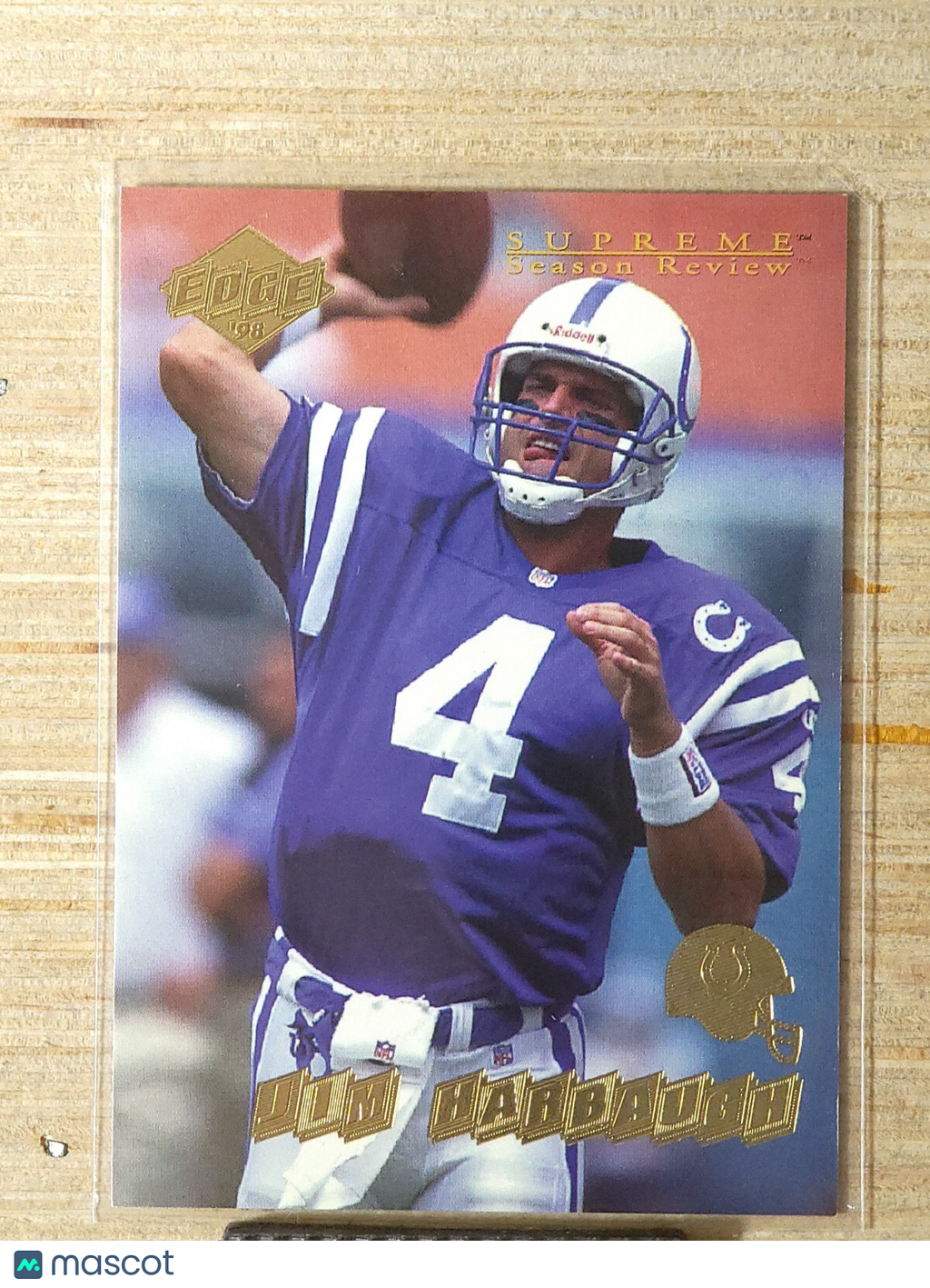 1998 Collector's Edge Supreme Season Review - Jim Harbaugh #72