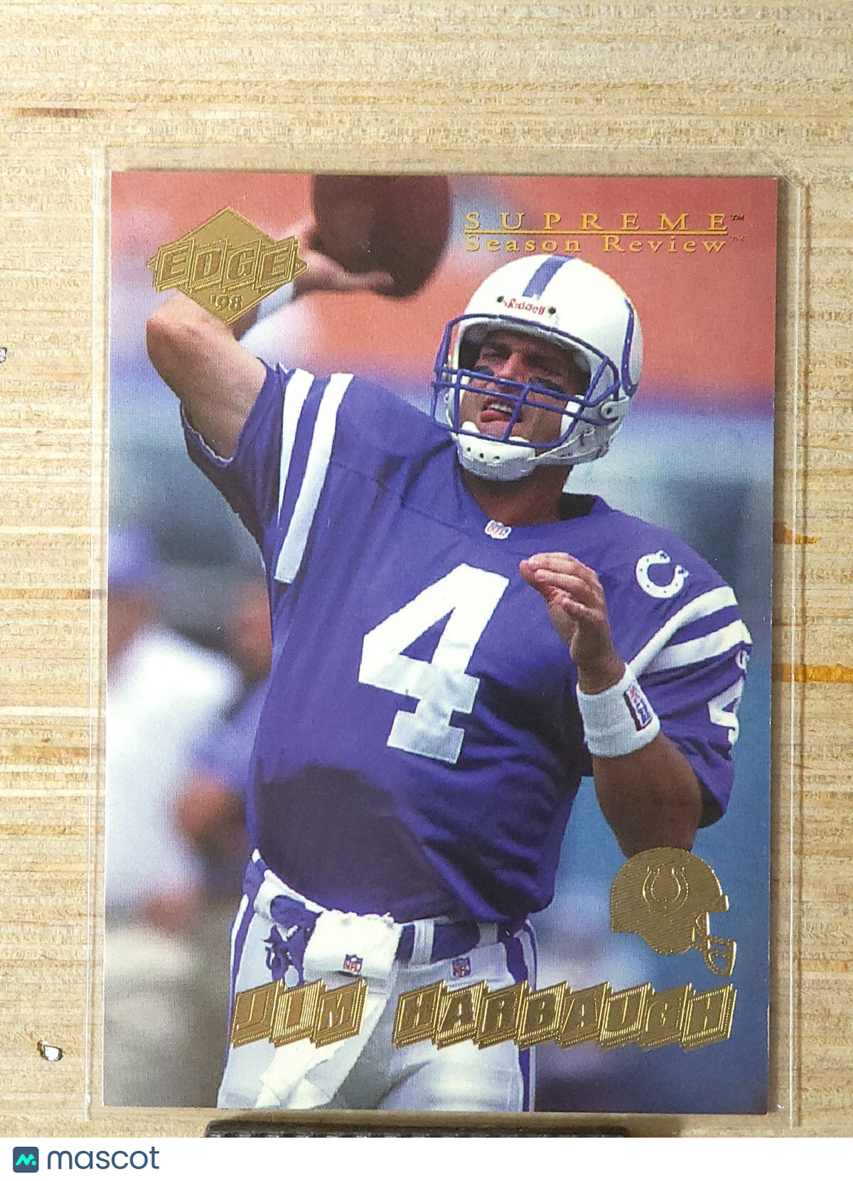 1998 Collector's Edge Supreme Season Review - Jim Harbaugh #72