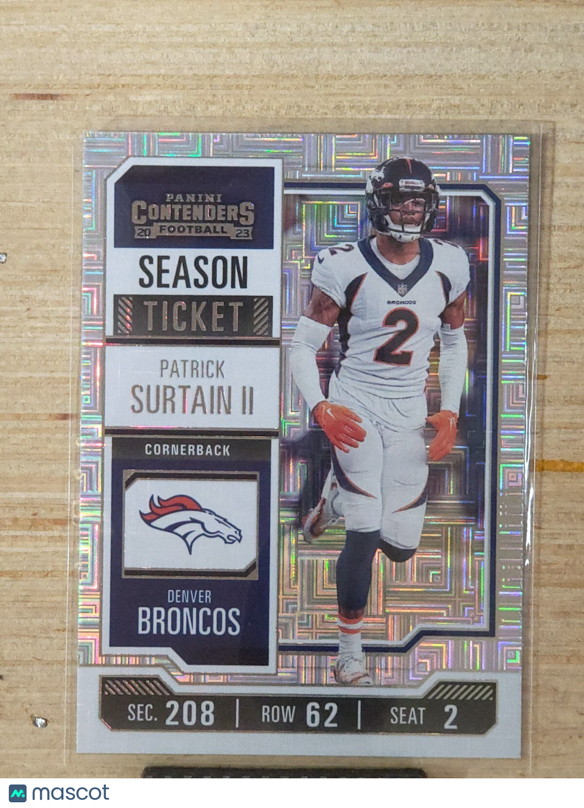 2023 Panini Contenders - Season Ticket #31 Patrick Surtain II