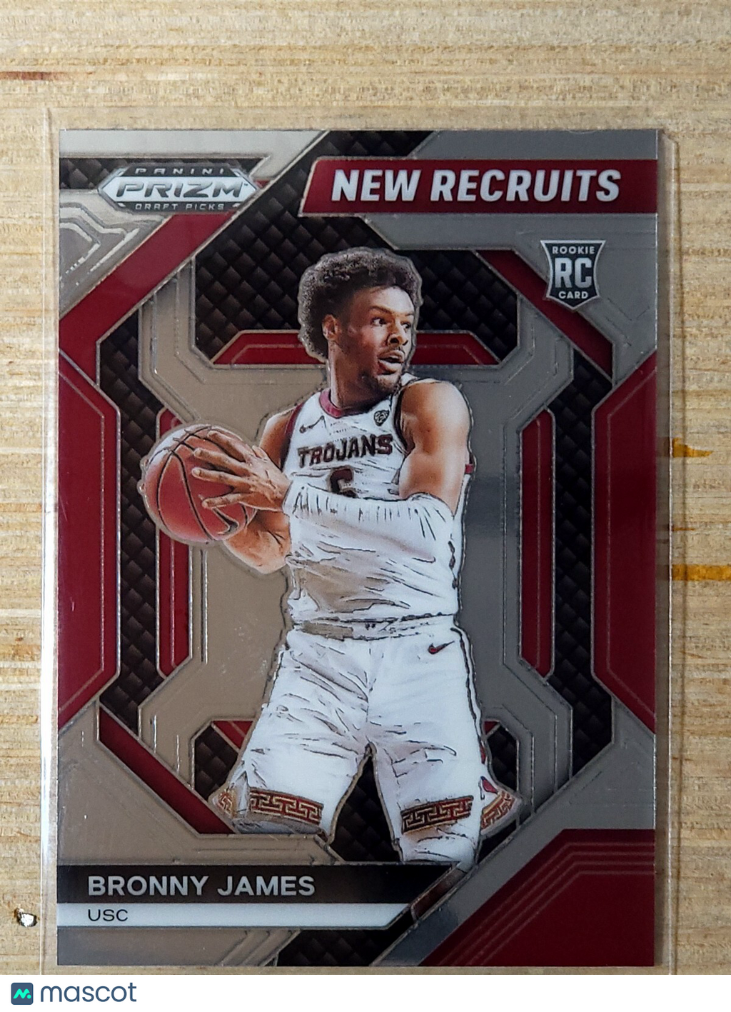 2024 Panini Prizm Draft Picks New Recruits #2 Bronny James