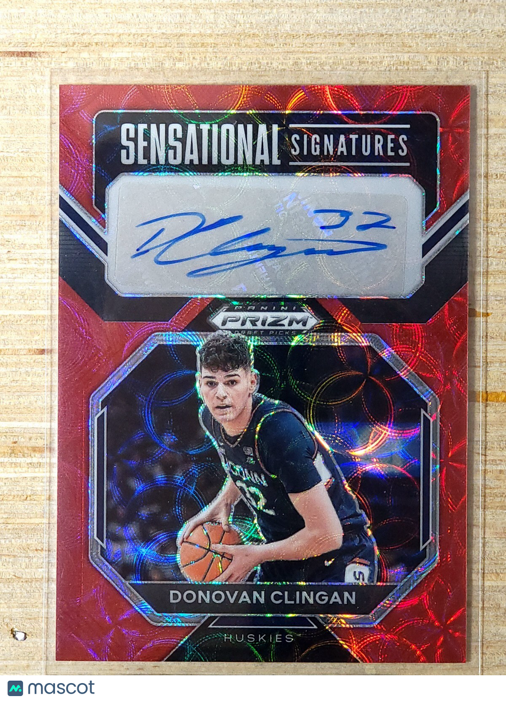 2023 Panini Prizm Draft Picks - Sensational Signatures #SS-DVC Donovan Clingan