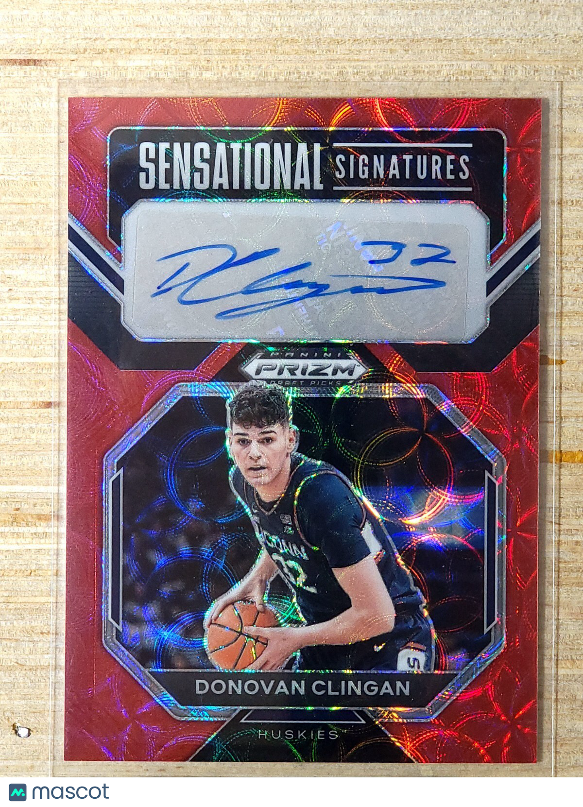 2023 Panini Prizm Draft Picks - Sensational Signatures #SS-DVC Donovan Clingan