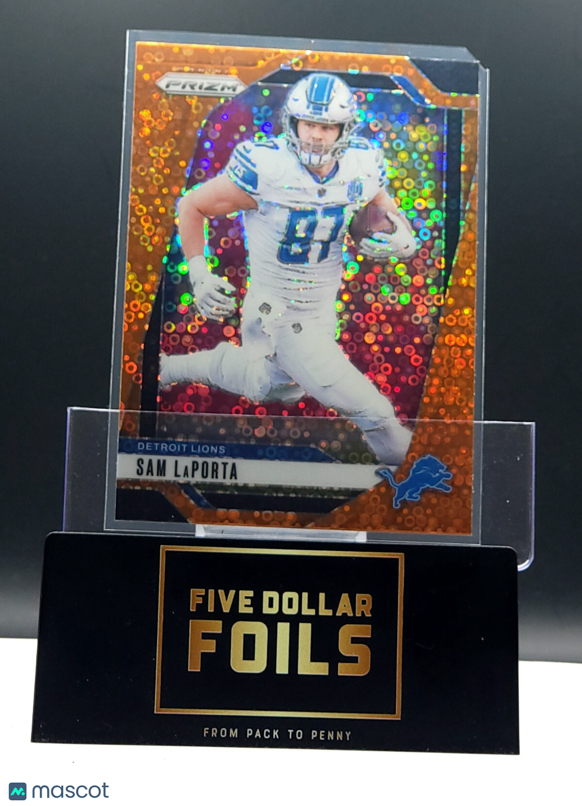 *Free Shipping @ $10* 2024 Panini Prizm #96 Sam LaPorta Orange Disco