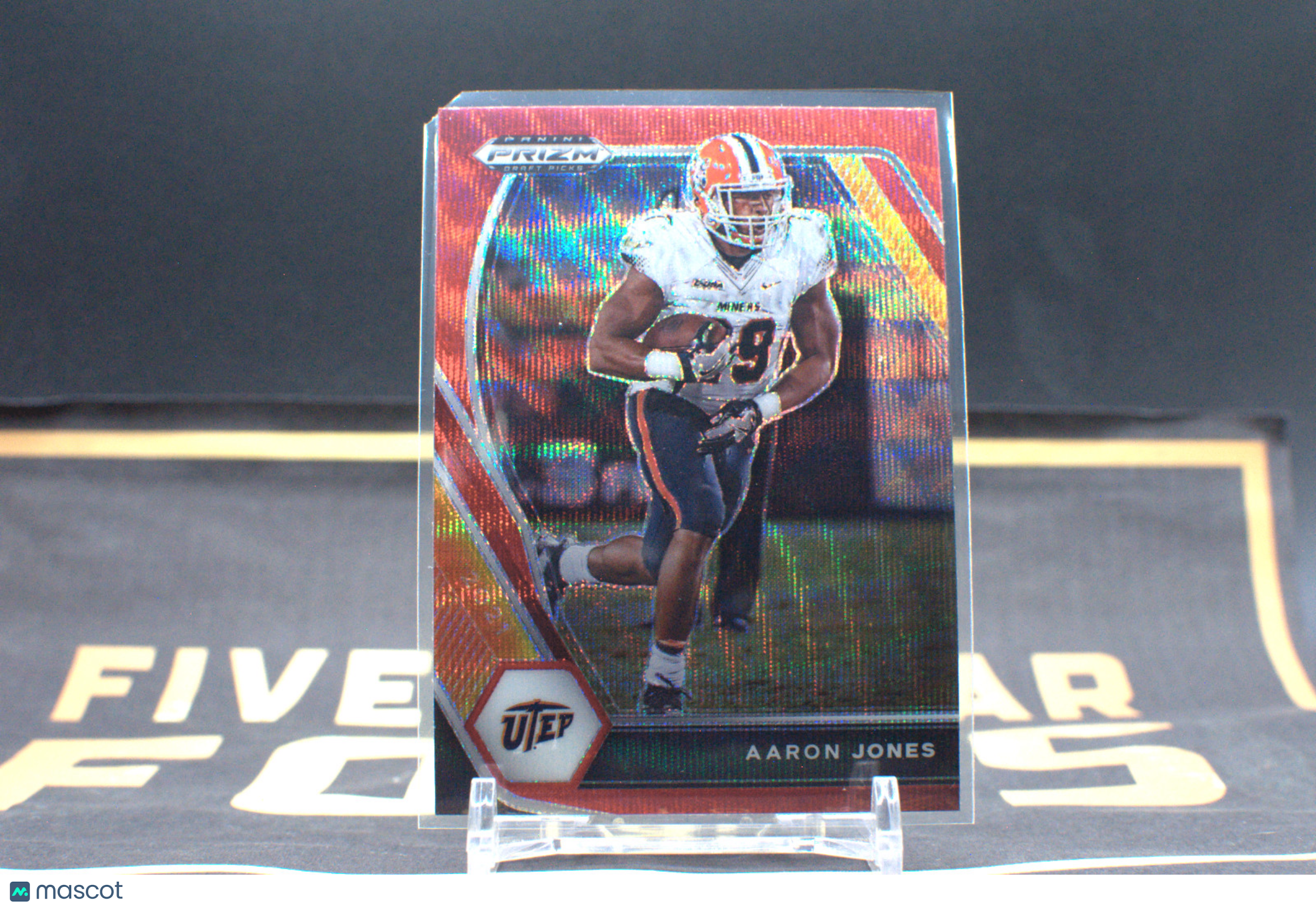 2021 Panini Prizm Draft Picks Aaron Jones [Ruby Wave] #97 **Free Shipping @ $10+