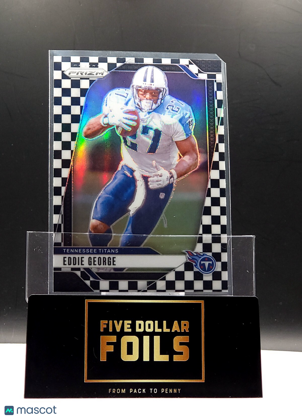 *Free Shipping @$10 2024 Panini Prizm #285 Eddie George Black and White Checker